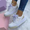 Tênis femininos sapatos de plataforma de couro do plutônio rendas até sapatos vulcanizados das mulheres sapatos femininos leves moda tenis de mujer 240117