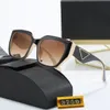 2JJ09 Ny modedesigner solglasögon pradaa ser lyxiga rektangel solglasögon för kvinnor män vintage fyrkantiga nyanser tjocka ramar sunnier unisex solglasögon med låda