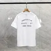 USA 24ss poche lettre impression t-shirt Skateboard hommes t-shirt femmes rue décontracté coton t-shirt 0117