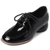 Geklede schoenen Loafers Dames Veters 2024 Lente Echt leer Oxford Grote maat Britse stijl Casual