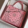 Designer shoulder bags 28cm 10A mirror quality light pink otal Handmade Embroidery Limited national style handbags special customized style with original box
