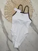 2024 dames badmode ontwerper bikini badpakken sexy massief geribbelde vrouwen