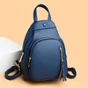 Abendtaschen Mode Frauen Luxus Leder Rucksack Weibliche Schule Buch Tasche Reise Rucksack Casual Brust Pack Mehrzweck Schulter