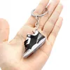 Keychains Exquisite 3D Mini Sneakers Key Chain Fans Souvenir schoenen Keychain mobiele telefoon Paardenmodel Party geschenken