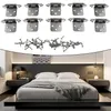 Kitchen Storage 10pcs Self Closing Overlay Flush Cabinet Hinge Heavy Duty Door Cupboard Hinges For Bathroom Decor Accessories