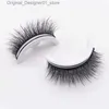 False Eyelashes 1 pair of reusable self-adhesive false eyelashes 3D mink no glue extended for 3 seconds Q2404251