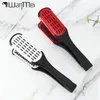 Pro Hairdressing Straightener Bristle Hair Straightening Double Sided Brush V Shape Comb Fibres Styling Tools DIY Home 240116
