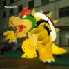 Partihandel Underbar stor uppblåsbar Bowser King Koopa Evil Turtle Cartoon Character Model With Blower för Event Show