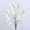 Fleurs décoratives plantes en plastique artificielles feuilles de soie branche d'arbre pour jardin décoration de mariage Faux feuillage de noël