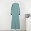 Spirng Autumn Full Sleeve Casual Plus Size Dres Loose Maxi Dresses Female Oversize Long Vestidoes Fit 120 kg 240116