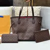 디자이너 토트 가방 크로스 바디 숄더백 여성 고급 핸드백 정품 가죽 패션 걸 쇼핑 지갑 고품질 2pcs/지갑 진짜 가죽 가방 세트