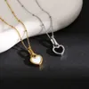 Collier coeur pendentif colliers concepteur pour femmes collier trèfle bijoux de mode femme chaîne en argent bijoux de créateur anniversaire cadeau de noël fête de mariage 88