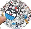 50 PcsLot Whole Lovely Cartoon Dog Husky Stickers For Kids Toys Waterproof Sticker For Notebook Skateboard Laptop Luggage Car1966153