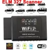 新しいOBD2 WiFi ELM327 V 1.5 iPhone用のスキャナー /Android Auto OBDII OBD 2 ODB II ELM 327 V1.5 Wi-Fiコードリーダー診断ツール