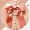 허리 코트 Lawadka Spring Kids Vest for Girl Fashion Bow Solid Children 카디건 스웨터 아웃복 소매 소매 베이비 양복 조끼 2021 옷 h240508