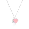 Heart Pendant Necklaces for Women Clover Necklace Fashion Jewelry Woman Sier Chain Designer Jewelrys Birthday Christmas Gift Wedding Party