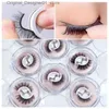 False Eyelashes 1 pair of reusable self-adhesive false eyelashes 3D mink no glue extended for 3 seconds Q2404251