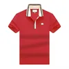 Letnia nowa luksusowa marka męskiej marki Zhu di Fabric Wysokiej jakości biznes Slim Men's Polo Shirt T-shirt Haikyuum-3xljin