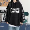 Felpe con cappuccio Death Note Anime giapponesi Uomo Donna Divertente stampa grafica Streetwear Harajuku Top unisex Felpa taglie forti Abbigliamento 240116