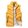 Winter Casual Fleece Mouwloos Vest Mannen Jas 2023 Herfst Warm Katoen Dikke Jas Mannelijke Mode Plus Size Vest 240116