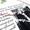 Mannen T-shirts Wit Kurt Cobain Handtekening Print Patroon T-shirt Mannen Vrouwen Hoge Kwaliteit Tees Tops T-Shirtephemeralew