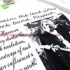 Homens camisetas Branco Kurt Cobain Assinatura Padrão de Impressão Camiseta Homens Mulheres Alta Qualidade Tees Tops T-Shirtephemeralew