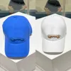 Blå duk baseball cap designer hatt kvinnor beanie sun hatt män sport solskyddsmedel sol hatt b bokstav krig häst hinkar mössor breda randen hattar