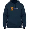 2022 Daniel Ricciardo 3 Mclaren 100% sweat à capuche en coton Daniel Ricciardo Daniel Ricciardo 3 tendance Ricciardo Daniel