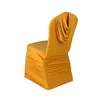 Latest Cheap Spandex Ruffled Chair Covers Chair Hood Sash Chair Hat Bands For Wedding Party Event Decoration