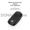 Tastiere Grigio Bluetooth 5.0 2.4G Tastiera wireless Mouse Combo Tastiera wireless ricaricabile full size per notebook portatile J240117