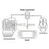 Tastiere Set combinato di convertitori mouse RGB con tastiera meccanica cablata con adattatore OTG retroilluminato per PUBG PS4/PS5/Switch/Xbox One J240117