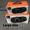 Portabla högtalare Portable Waterproof 100W High Power Bluetooth Speaker RGB Colorful Light Wireless Subwoofer 360 Stereo Surround TWS FM BOOM BOX J240117