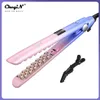 CkeyiN Mini Volumizer Crimper Haar Lockenstab Keramik 3D Flauschiger Lockenwickler Wellblech Flacheisen Schnelles Erhitzen Digitale Styling-Tools 240117