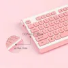 Toetsenborden Magegee draadloze toetsenbord-muiscombinatie MageGee V650 Stil full-size 2.4G ultradunne draadloze toetsenbord- en muisset met nummer J240117