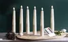 Set van 6 op afstand of niet afstandsbediening warmwitte batterij taper kandelaarstimer kerstraam elektronische kaarsen voor bruiloftsevenement Y2004520