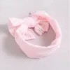 Akcesoria do włosów Urodzone Baby Headband Soft Big Bow-Wśnot Moda Elastyczna opaska dziewczyny