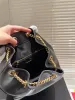 Ontwerper Gewatteerde Ambachtelijke Emmertassen Dames Handtas Trekkoord Rugzak Luxe Gouden Ketting Schoudertas Schoolrugzakken Tophandvat Crossbody Portemonnee 4 Kleuren -14