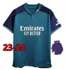 23 24 Gunners Soccer Jerseys -Rice, Saka, White Editions.Premium for Fans - Home, Away, Third Kits, Kids 'and Man Collection. Olika storlekar Anpassningsnamn, nummer