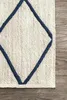 Tapis Jute Rag Beau tapis de sol fait à la main pieds naturels "3x4 tapis et pour la décoration du salon de la maison