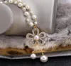 Women039S Long Pearl Necklace Fashion Crystal شرابة شرابة سلسلة الخريف والملحقات الشتوية GD11507669448