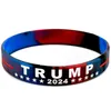 Bracciale Trump 2024 Riprendi l'America Indietro Sostieni Trump Vota Bracciale in silicone Donald Party Favour 8 colori