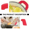 Table Mats Pot Earrings Heat Insulation Handle Sleeve Kitchen Utensils Anti-scald Gloves Cookware Oven Silicone Cover