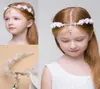 2018 Rhinestone Girls Head Pieces Junior Bridesmaid Bride Accessories Headband Hairwear Crystal Children Hair Wedding Accessories9000770