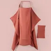 Breathable Baby Feeding Towel Nursing Cover Privacy Breastfeeding Poncho Cover Adjustable Strap with Storage Bag 240117