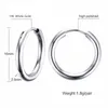 Hippies Men Carring Huggie Ear Cartilage 14k White Gold Lip Ring Septum for Men Rook Action Mostrics Jewelry