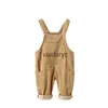 Broek lawadka 9m-36m baby boy girl broek corduroy jumpsuit voor baby mode peuter's overalls meisjes jongens casual play tuit broek h240508