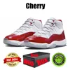 Met Box jumpman Cherry 11 11s basketbalschoenen voor heren dames Dankbaarheid Cool Grijs heren dames trainers sneakers top