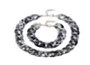 Boucles d'oreilles collier Vintage bohème léopard acétate acrylique ras du cou Bracelets ensemble de bijoux pour femmes fille accessoires de fête de mariage 5636446