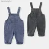 Jeans MILANCEL nouveauté enfants vêtements bébé filles garçons salopette solide Style bref enfant en bas âge Denim Overol combinaisons