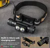 SOFIRN H25L USB Rechargeable 1200LM Headlamp with 18650 Battery Dual LH351D 90CRI 5000K Head Flashlight Camping Fishing Torch 240117